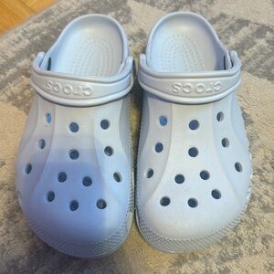 Pale very light Blue Crocs